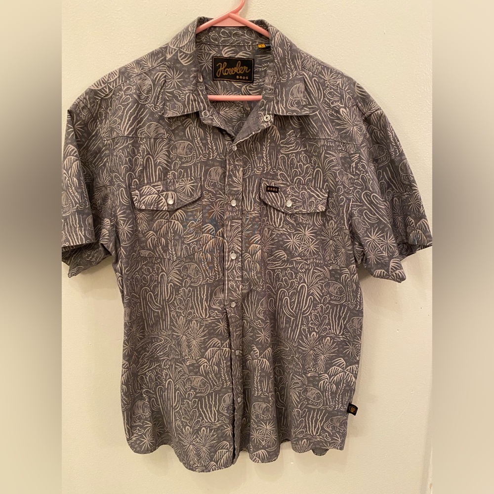 Howler Brothers H bar B snap shirt